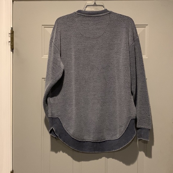 NASH COLLECTION GINGHAM PLAID SWEATSHIRT GRAY WOMENS SMALL - Picture 5 of 5